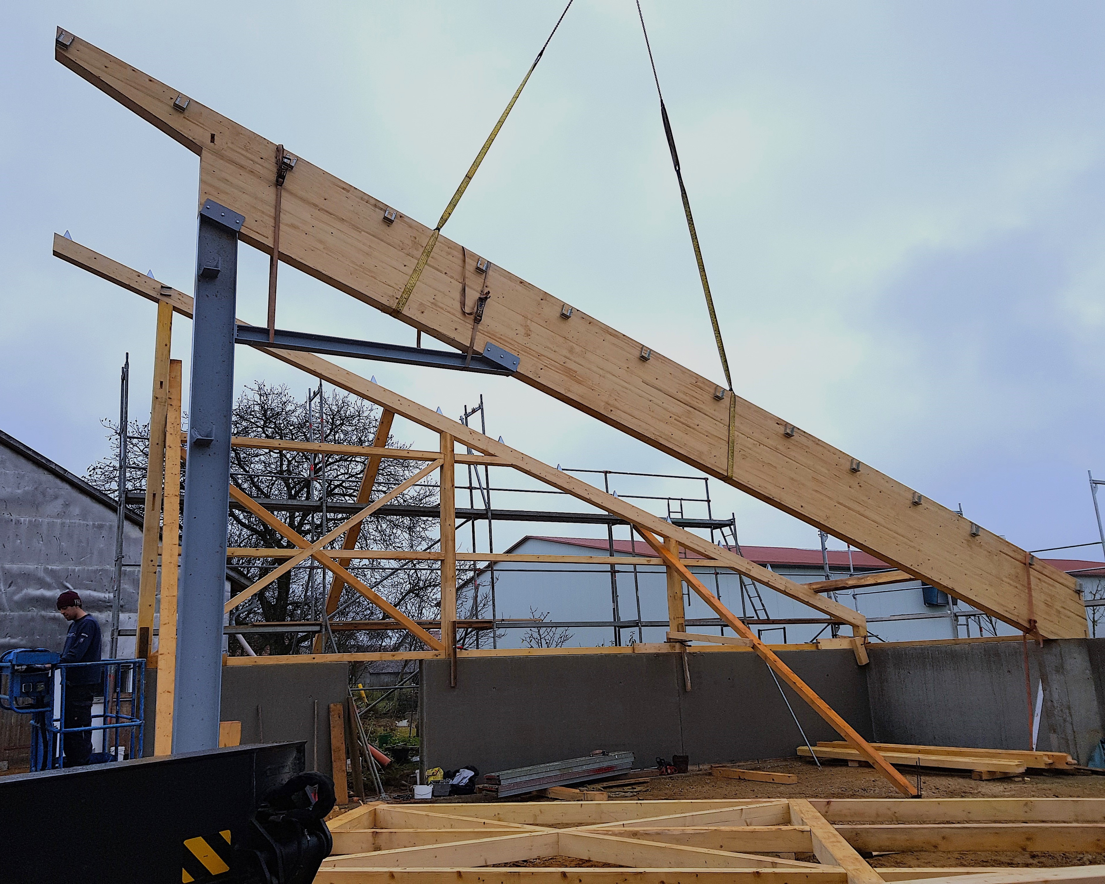 Landwirtschaftliche Maschinenhalle in Haunstetten